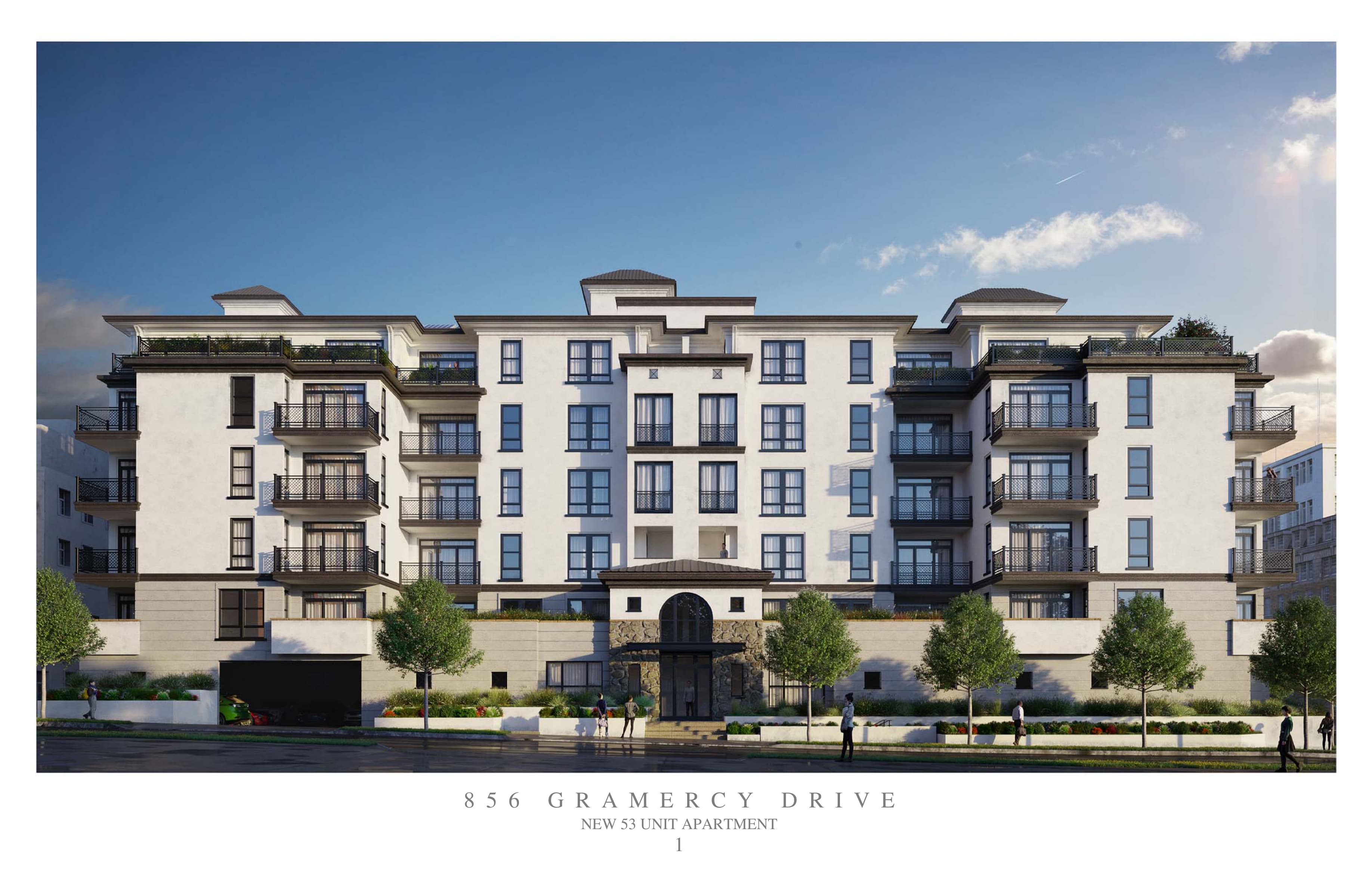 856 S Gramercy Dr building rendering